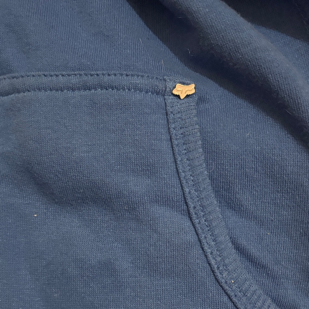 Fox Riders Co Blue Jacket with Floral Design - Picture 8 of 8
